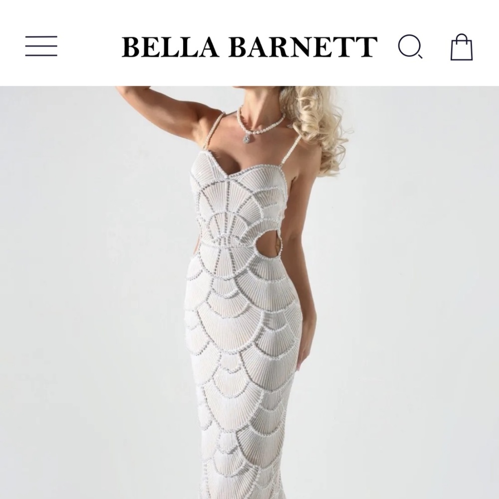 Teresa Pearl Sequin Midi Dress